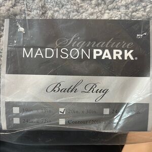 Madison Park Gray Bath Mat